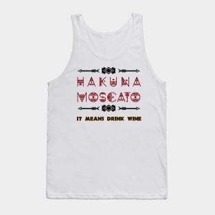 Hakuna Moscato Food and Wine Festival Tank Top